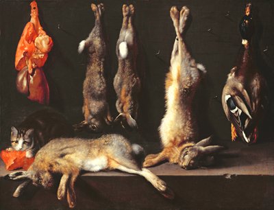 Still life, game by Jan Baptist Weenix